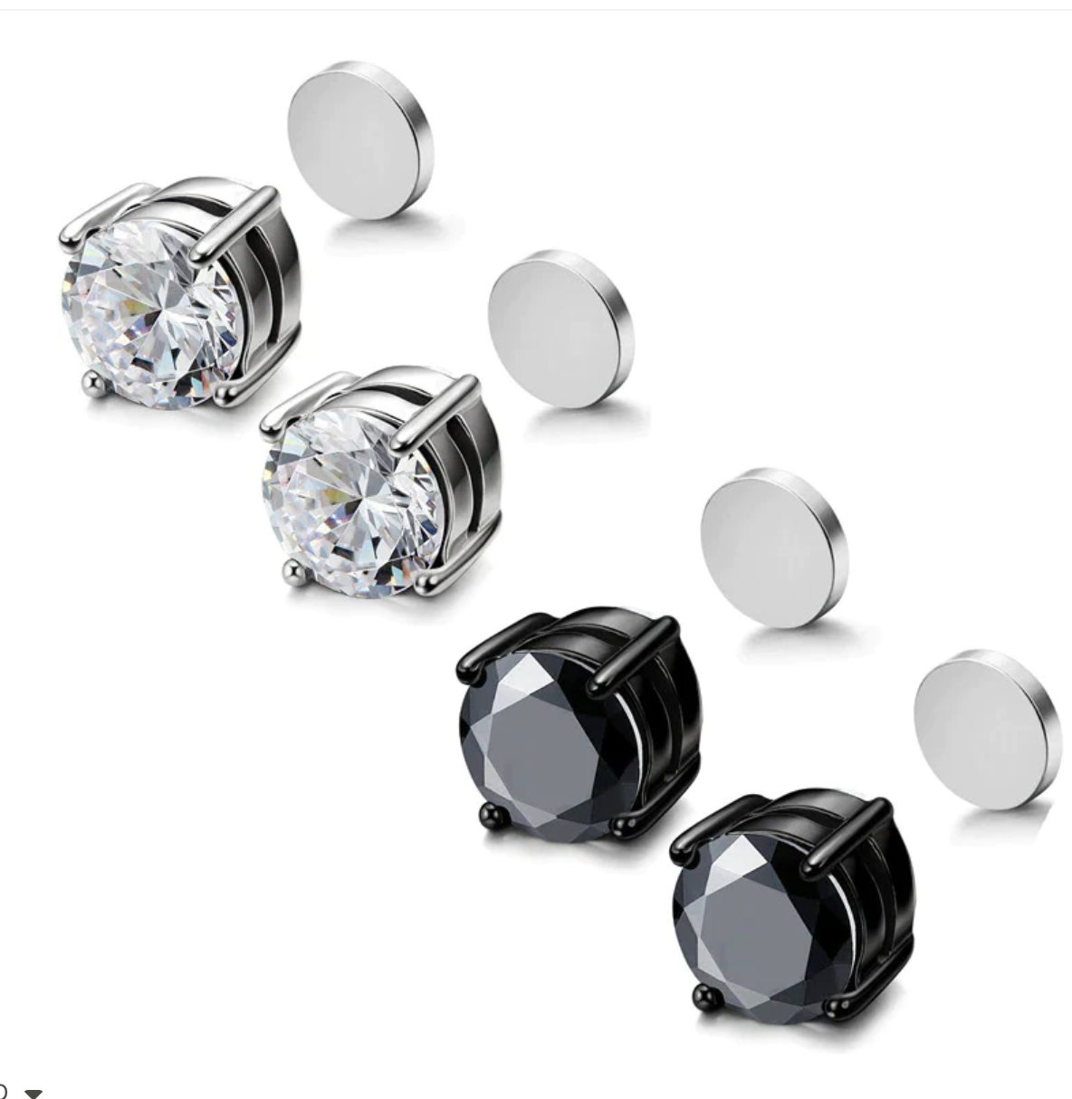 Vendee - Diamond Magnetic Earrings